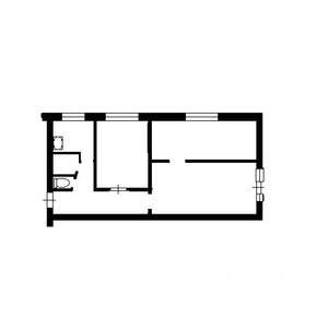 3-к квартира, вторичка, 53м2, 2/5 этаж