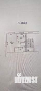 1-к квартира, вторичка, 31м2, 3/5 этаж