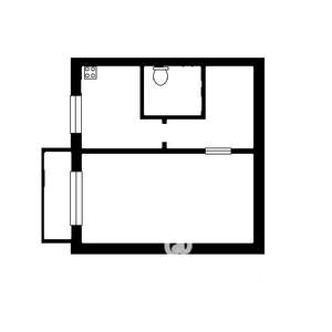 1-к квартира, вторичка, 31м2, 2/5 этаж