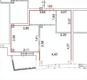 2-к квартира, вторичка, 49м2, 4/19 этаж