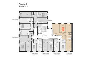 3-к квартира, вторичка, 88м2, 2/10 этаж