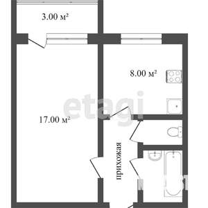 1-к квартира, вторичка, 33м2, 10/10 этаж