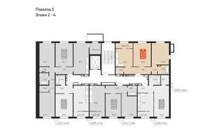 2-к квартира, вторичка, 61м2, 9/10 этаж