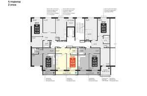 1-к квартира, вторичка, 41м2, 2/10 этаж