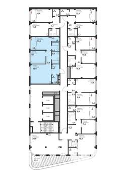 2-к квартира, вторичка, 67м2, 19/23 этаж