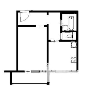 1-к квартира, вторичка, 32м2, 8/10 этаж