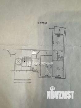 3-к квартира, вторичка, 65м2, 1/9 этаж
