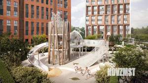 2-к квартира, строящийся дом, 44м2, 6/21 этаж