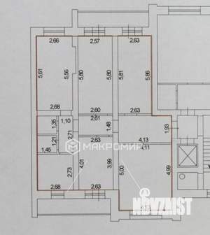 5-к квартира, вторичка, 103м2, 6/8 этаж