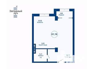 2-к квартира, вторичка, 62м2, 22/25 этаж