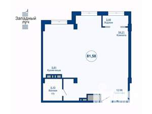 3-к квартира, вторичка, 82м2, 8/24 этаж