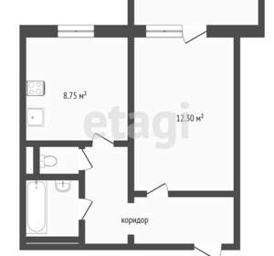 1-к квартира, вторичка, 32м2, 10/10 этаж