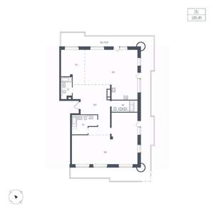 2-к квартира, вторичка, 189м2, 8/10 этаж
