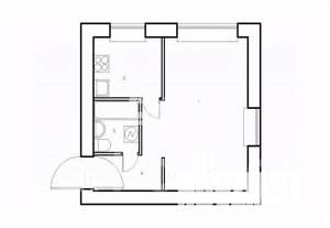 1-к квартира, вторичка, 31м2, 2/5 этаж