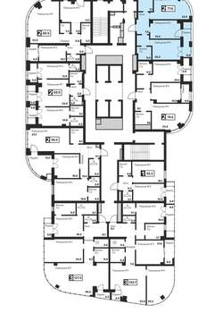 2-к квартира, вторичка, 78м2, 22/29 этаж