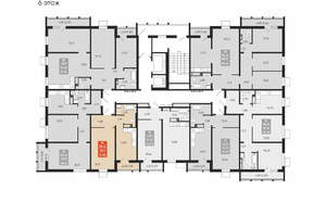 1-к квартира, вторичка, 40м2, 6/15 этаж