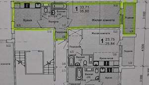 1-к квартира, вторичка, 36м2, 6/10 этаж