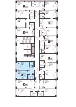 1-к квартира, вторичка, 38м2, 10/17 этаж