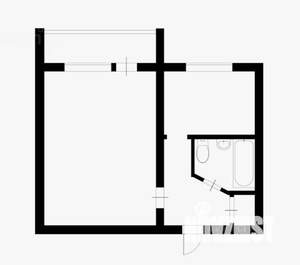 1-к квартира, вторичка, 29м2, 3/5 этаж