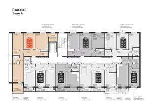 3-к квартира, вторичка, 86м2, 4/10 этаж