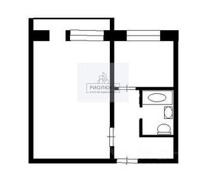 1-к квартира, вторичка, 32м2, 2/5 этаж
