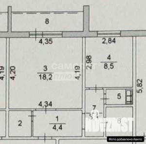1-к квартира, вторичка, 40м2, 4/10 этаж