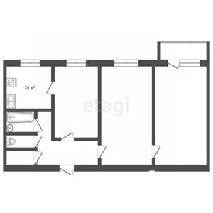 3-к квартира, вторичка, 63м2, 3/9 этаж