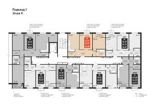 2-к квартира, вторичка, 59м2, 9/10 этаж