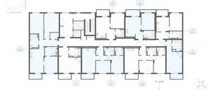 1-к квартира, вторичка, 35м2, 7/18 этаж