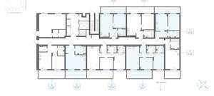 1-к квартира, вторичка, 41м2, 1/18 этаж