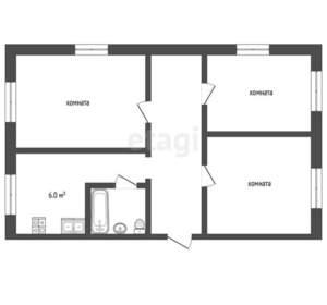 2-к квартира, вторичка, 45м2, 2/5 этаж