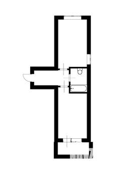 1-к квартира, вторичка, 40м2, 14/18 этаж