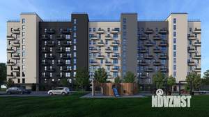 2-к квартира, строящийся дом, 41м2, 8/10 этаж