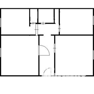 3-к квартира, вторичка, 83м2, 1/2 этаж