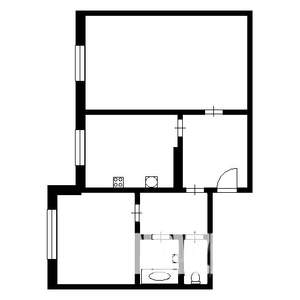 2-к квартира, вторичка, 50м2, 8/10 этаж