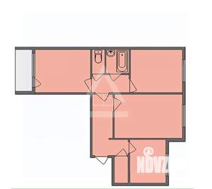 3-к квартира, вторичка, 65м2, 9/10 этаж