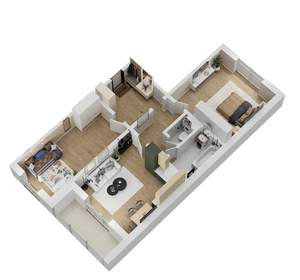 3-к квартира, вторичка, 73м2, 2/18 этаж