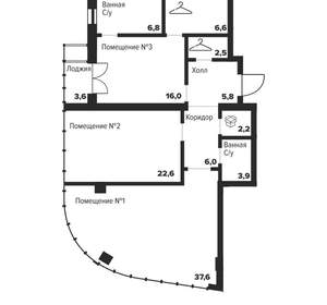 2-к квартира, вторичка, 110м2, 8/29 этаж