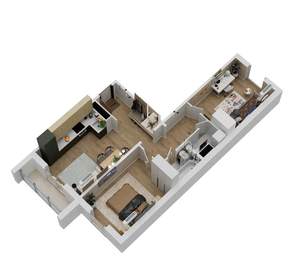 3-к квартира, вторичка, 57м2, 17/18 этаж