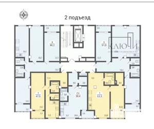 1-к квартира, вторичка, 38м2, 3/9 этаж
