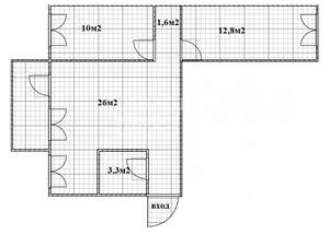 3-к квартира, вторичка, 56м2, 4/5 этаж