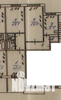 3-к квартира, вторичка, 66м2, 9/11 этаж