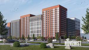 2-к квартира, строящийся дом, 58м2, 13/16 этаж