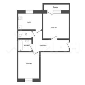 2-к квартира, вторичка, 75м2, 4/11 этаж