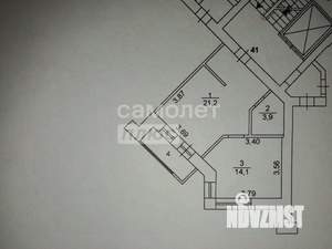 1-к квартира, вторичка, 39м2, 3/9 этаж