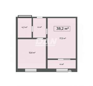 1-к квартира, вторичка, 38м2, 11/17 этаж