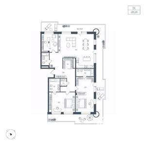 2-к квартира, вторичка, 189м2, 8/10 этаж