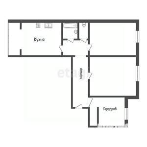3-к квартира, вторичка, 68м2, 8/10 этаж
