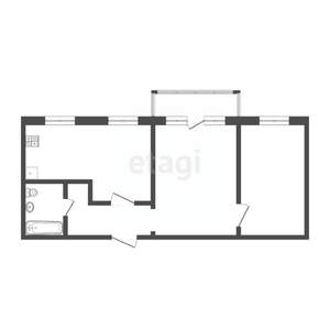 3-к квартира, вторичка, 61м2, 3/3 этаж