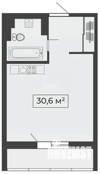 Студия квартира, вторичка, 31м2, 16/20 этаж